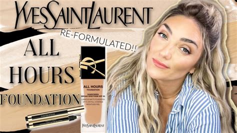 Reformulated YSL All Hours foundation review : 